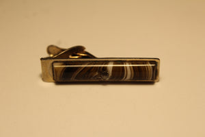 Men's Vintage Marbled Glass Tie Pin
