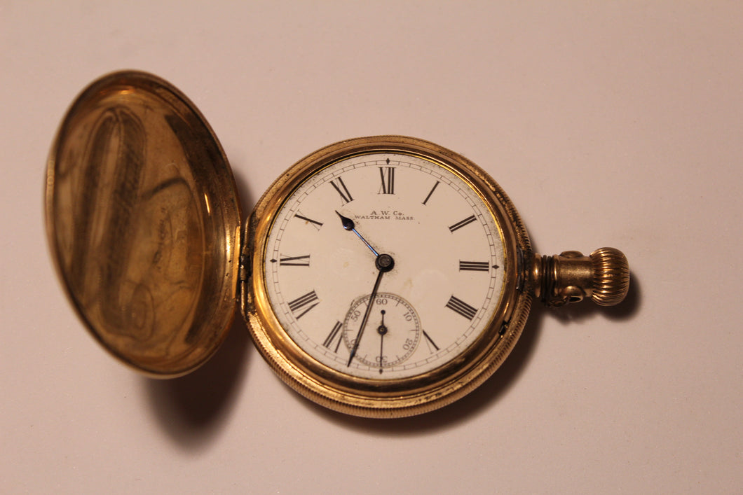 Antique Waltham Pocket Watch A.W. Co