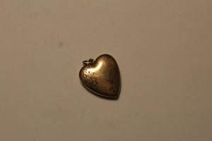 Vintage Embossed Heart Photo Locket or Charm