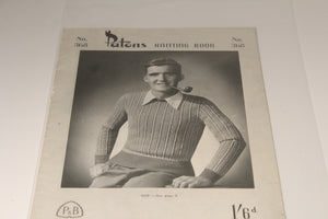 Patons Knitting Book No 368 - Men's Retro Fashion