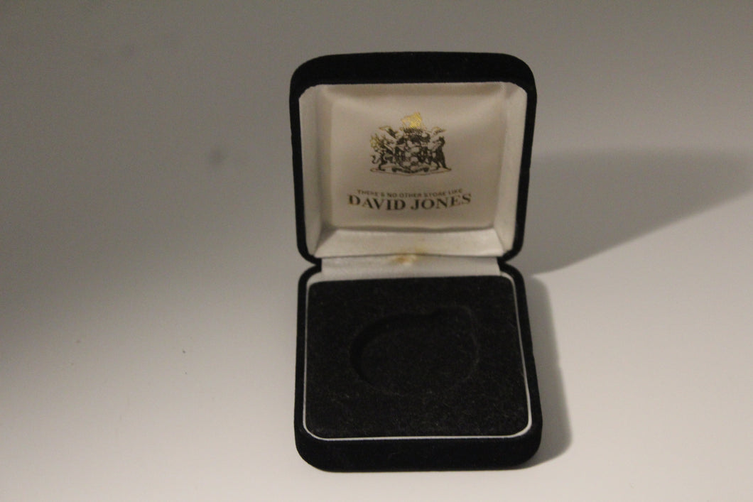 Black Velvet David Jones Jewellery or Coin Box