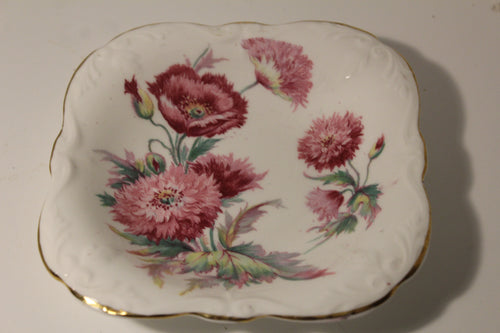 Vintage Homewares - Floral Mini Plate By Royal Stuart