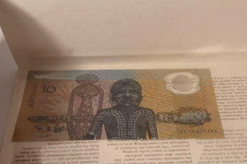 Australian Ten Dollars Polymer Bicentenary 1988 Banknote