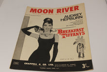 Moon River Breakfast At Tiffany's Sheet Music Ephemera